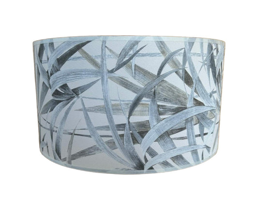 ABAJUR CILINDRO D40xA20 FOLHA CINZA