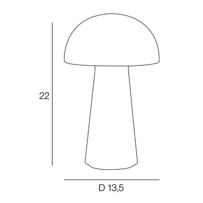 CANDEEIRO PORTÁTIL MUSHROOM