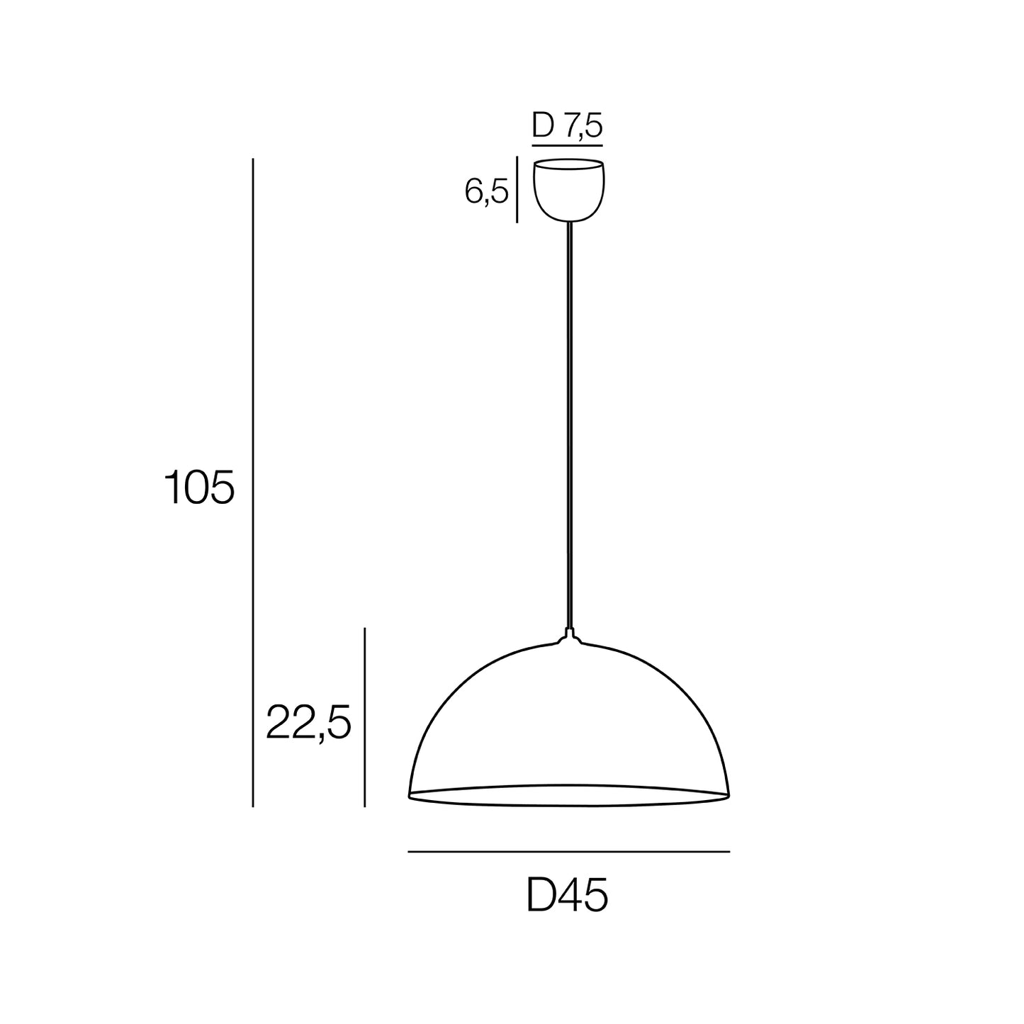 ICONE D45 PRETA