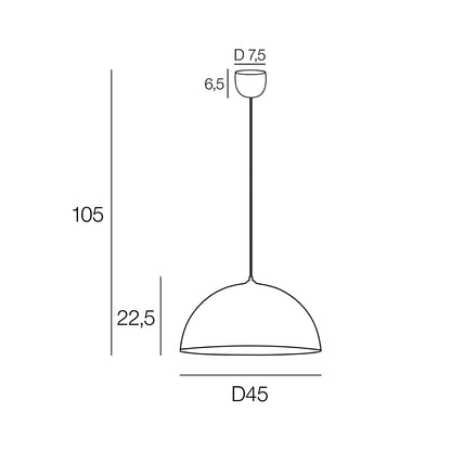 ICONE D45 PRETA