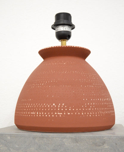 CANDEEIRO DE MESA TERRACOTA